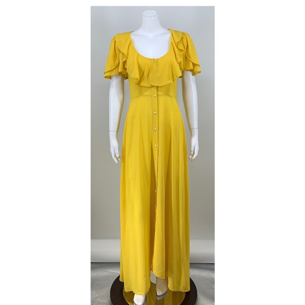 NEW LPA Yellow Maxi Dress Small C97